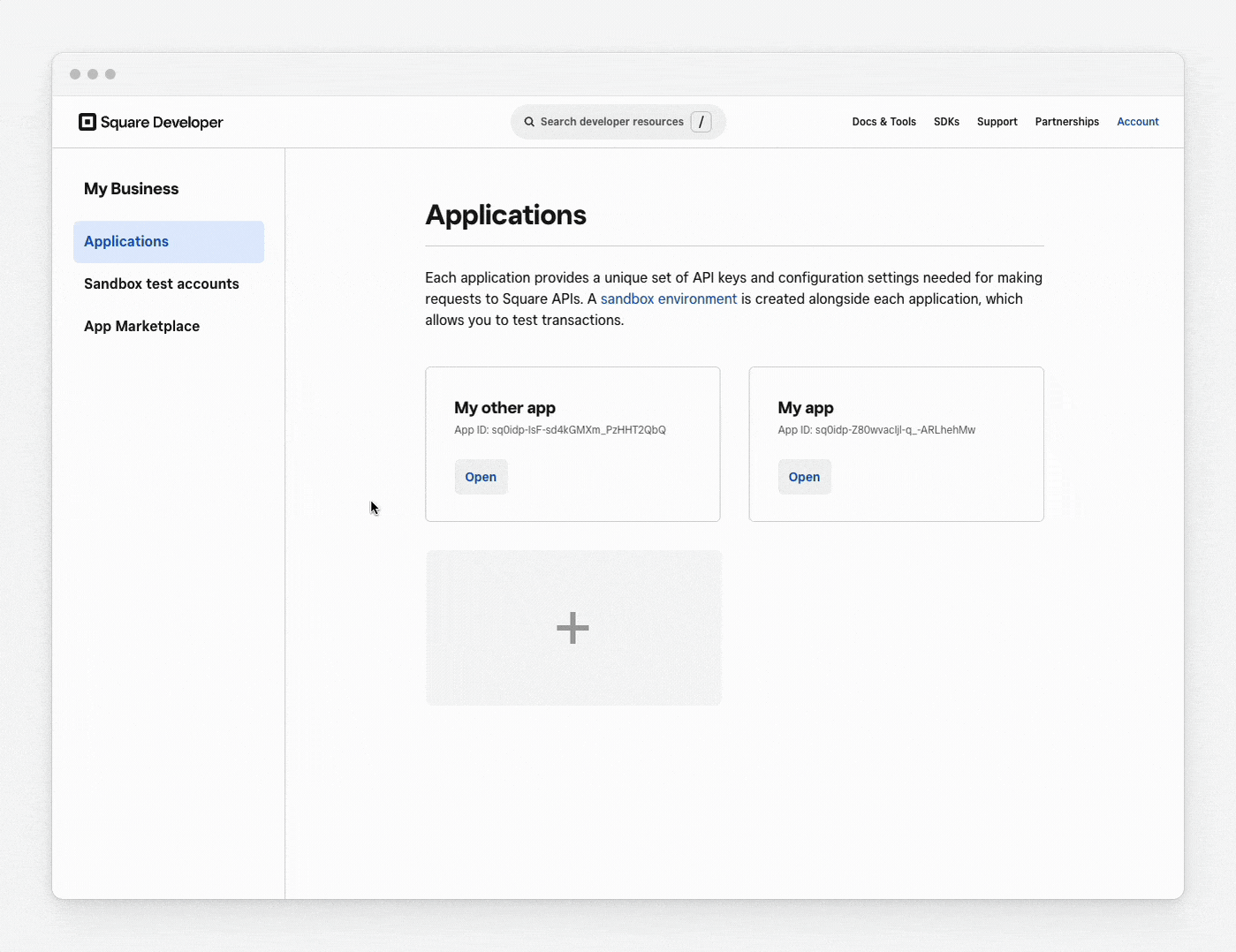 Open the Developer Console and verify a transaction in the Square Dashboard.